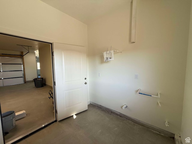 interior space with baseboards