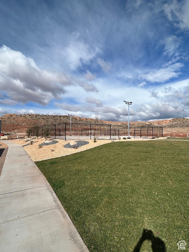 128 N Lone Rock Dr Unit A105, Hurricane, UT 84737 - view of yard with fence