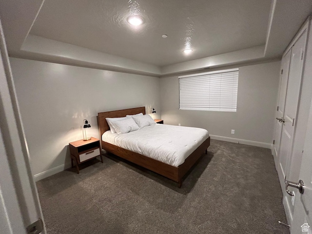 128 N Lone Rock Dr Unit A105, Hurricane, UT 84737 - carpeted bedroom with a raised ceiling and baseboards