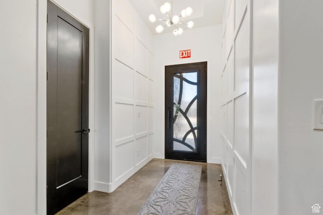 3243 S Hideaway Pl, Hurricane, UT 84737 - entrance foyer with a notable chandelier