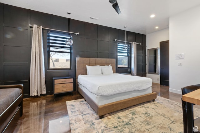 3243 S Hideaway Pl, Hurricane, UT 84737 - bedroom with ceiling fan