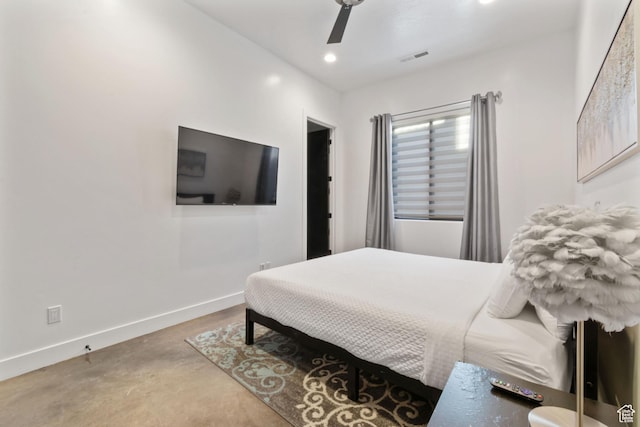 3243 S Hideaway Pl, Hurricane, UT 84737 - bedroom with ceiling fan
