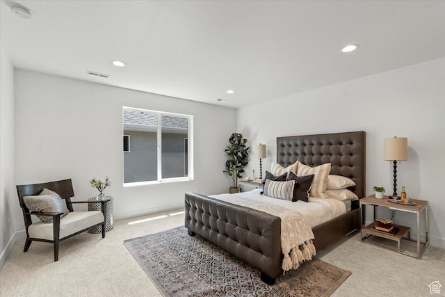 6968 Elk Wallow Dr, Park City, UT 84098 - bedroom with carpet flooring, recessed lighting, baseboards, and visible vents
