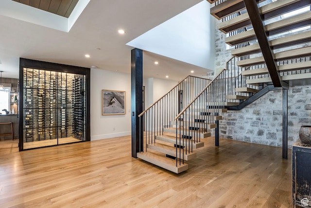 9491 N Promontory Summit Dr, Park City, UT 84098 - interior space with recessed lighting, baseboards, and wood finished floors