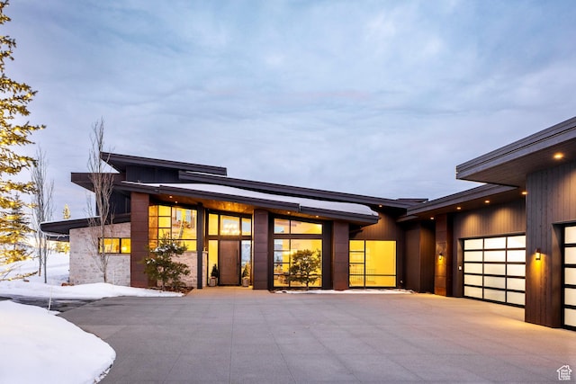 9491 N Promontory Summit Dr, Park City, UT 84098 - property entrance featuring an attached garage