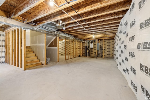 2344 N White Cliff Dr, Lehi, UT 84043 - unfinished basement featuring stairs