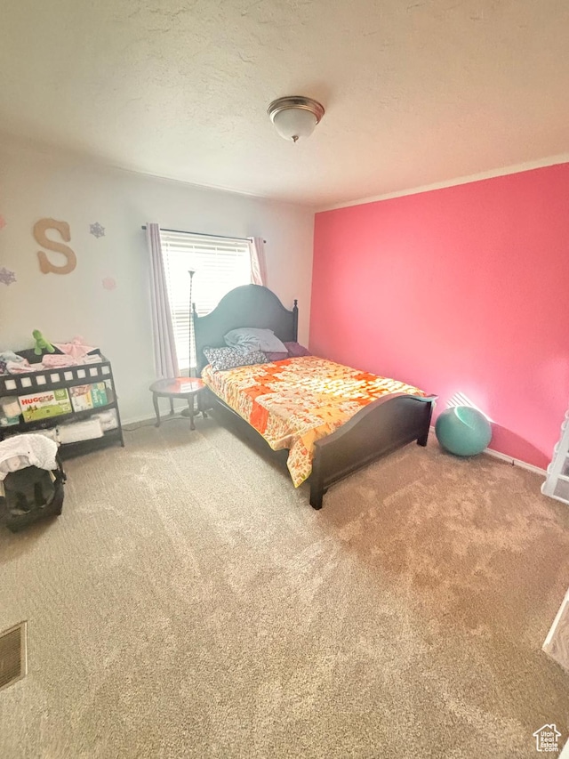 23711 W 12500 S, Stone, ID 83252 - bedroom featuring a textured ceiling and carpet floors