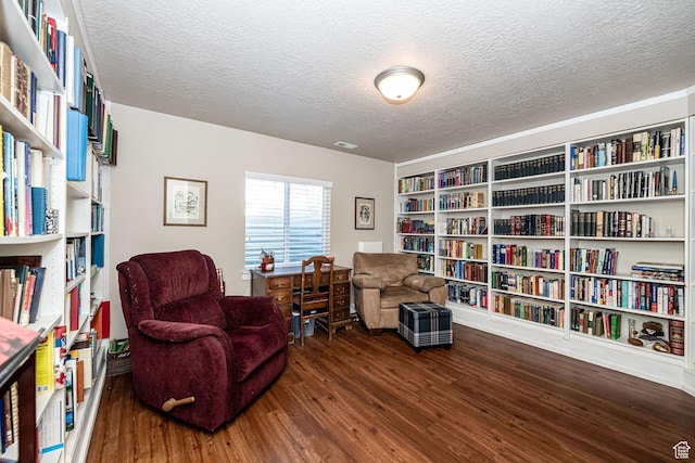 1206 W Holt Farm Ln, South Jordan, UT 84095 - living area with wood-type flooring and a textured ceiling