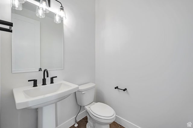 2946 N 1080 W, Lehi, UT 84043 - bathroom with baseboards, tile patterned floors, and toilet