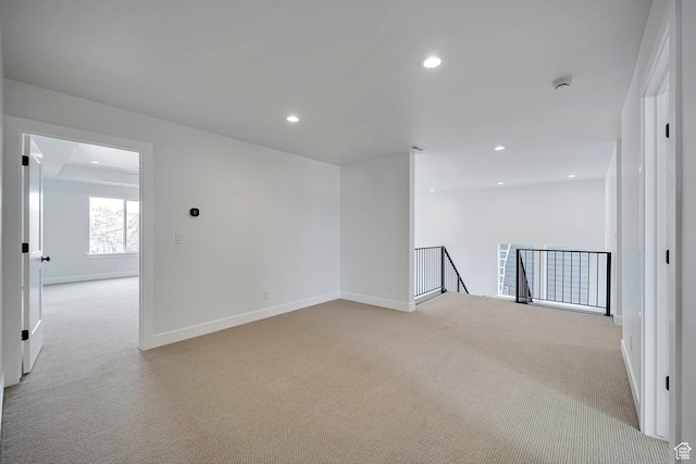 2946 N 1080 W, Lehi, UT 84043 - spare room with recessed lighting, baseboards, and light colored carpet