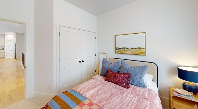 1502 S 380 E Unit 54, Salem, UT 84653 - bedroom featuring a closet and light carpet
