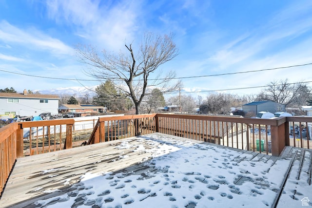 142 Green St, Layton, UT 84041 - view of snow covered deck