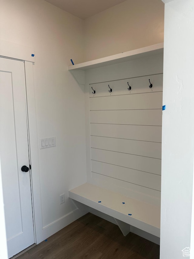 595 W 330 S, American Fork, UT 84003 - mudroom with dark wood-style floors and baseboards
