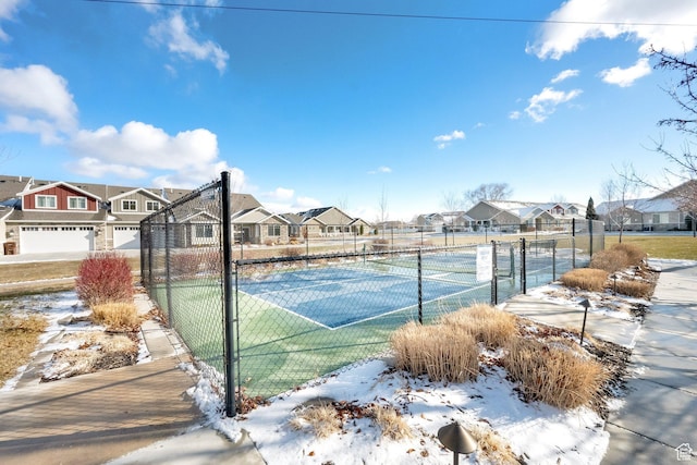view of sport court