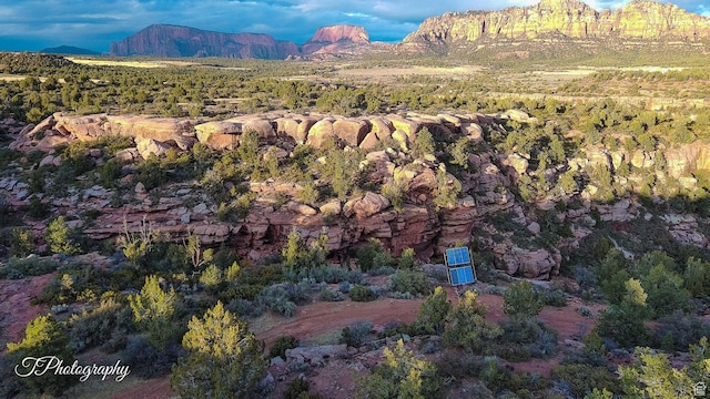 view of mountain feature