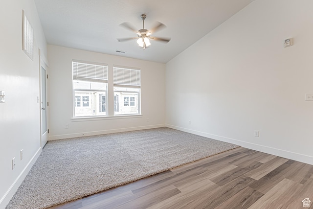 13742 S Hanley Ln Unit Gg303, Riverton, UT 84096 - unfurnished room with a ceiling fan and light wood finished floors