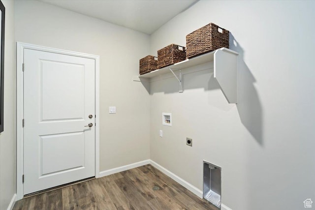 6158 W 11800 S Unit 504, South Jordan, UT 84009 - washroom with wood finished floors, electric dryer hookup, and washer hookup