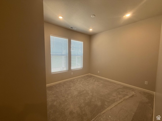 6158 W 11800 S Unit 504, South Jordan, UT 84009 - carpeted spare room featuring recessed lighting and a textured ceiling