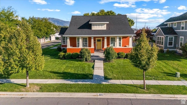 2025 W Orchard Harvest Dr, Kaysville, UT 84037 - view of front of home with a mountain view and a front lawn