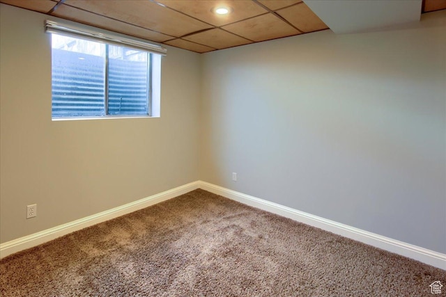 4698 Porter Ave, South Ogden, UT 84403 - carpeted spare room featuring a paneled ceiling