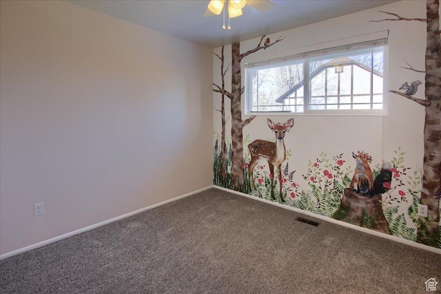 4698 Porter Ave, South Ogden, UT 84403 - unfurnished room featuring carpet floors and ceiling fan