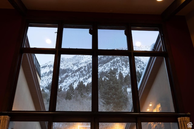 4552 S Zarahemla Dr E, Salt Lake City, UT 84124 - details featuring a mountain view
