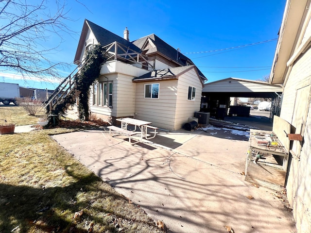 96 W 200 N, Richfield, UT 84701 - back of house featuring a patio area, a gazebo, and central AC