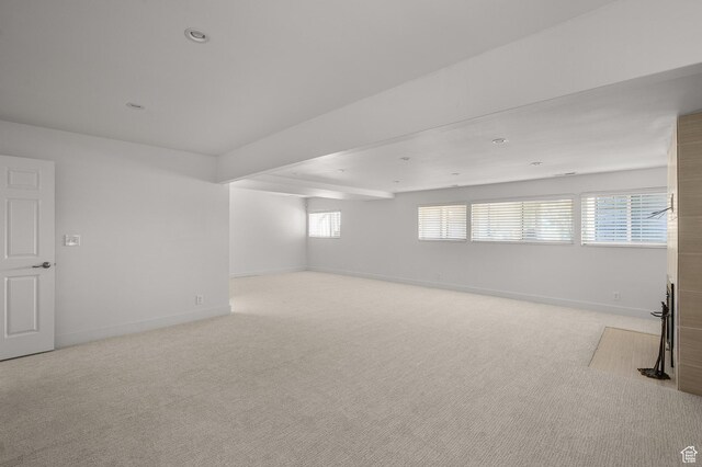3850 S Quail Hollow Dr E Unit 22, Millcreek, UT 84109 - basement with light carpet