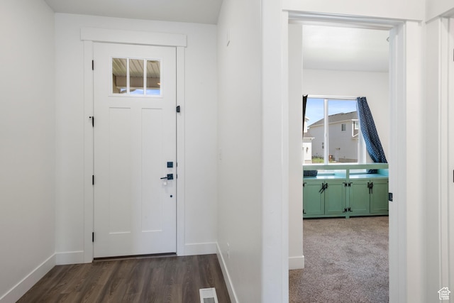 3492 N Delta St, Eagle Mountain, UT 84005 - entryway featuring dark carpet