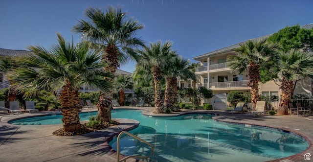 view of pool