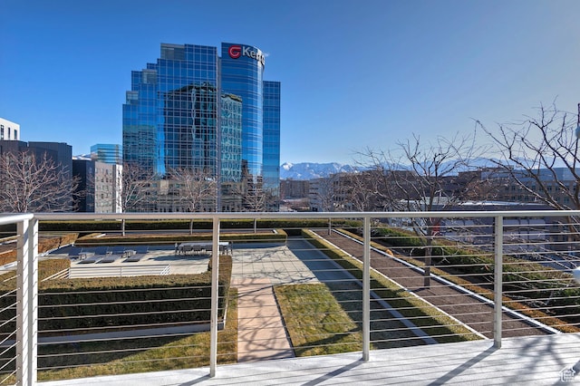 268 S State St E Unit 418, Salt Lake City, UT 84111 - balcony with a mountain view