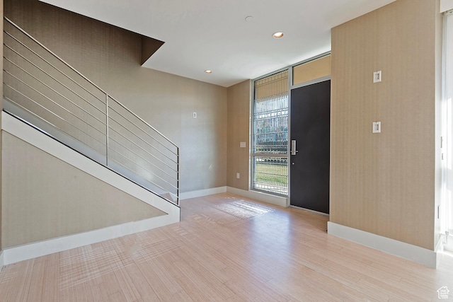 268 S State St E Unit 418, Salt Lake City, UT 84111 - entrance foyer with light wood-type flooring