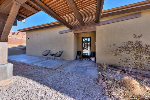 171 E Mt Peale Dr, Moab, UT 84532 - property entrance featuring a patio