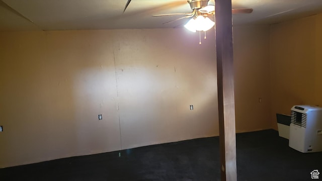 449 E 3rd S, Price, UT 84501 - unfurnished room featuring a ceiling fan and concrete floors
