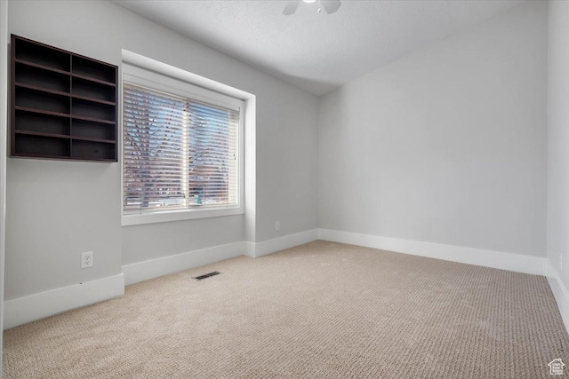 1790 N 120 E, Orem, UT 84057 - unfurnished room featuring a textured ceiling, carpet floors, and ceiling fan