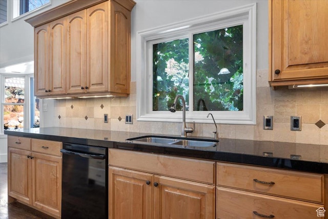 1790 N 120 E, Orem, UT 84057 - kitchen with sink, backsplash, and dishwasher