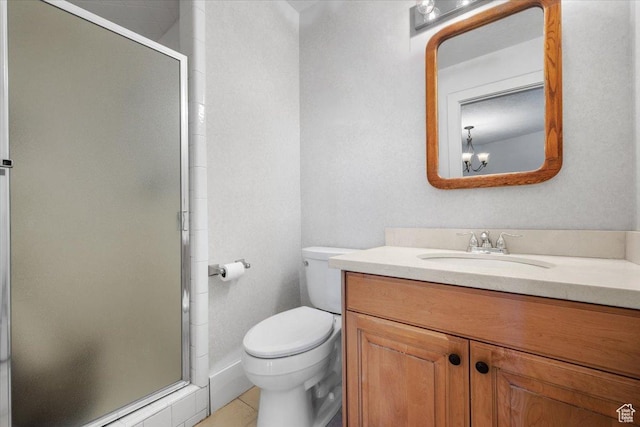 1790 N 120 E, Orem, UT 84057 - bathroom with vanity, a shower with door, and toilet