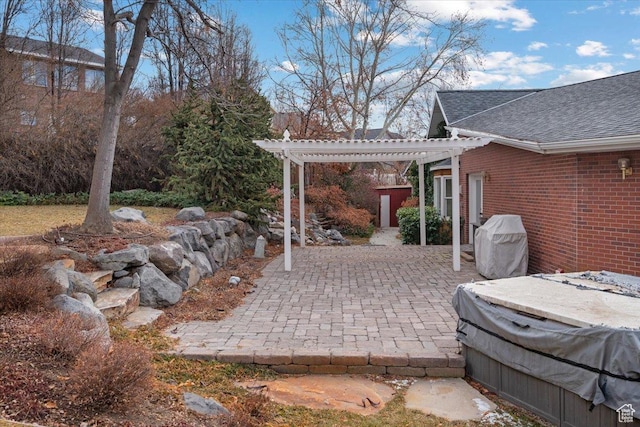 1790 N 120 E, Orem, UT 84057 - view of patio / terrace with a grill and a pergola