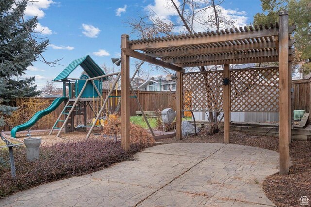 1790 N 120 E, Orem, UT 84057 - view of patio / terrace featuring a playground