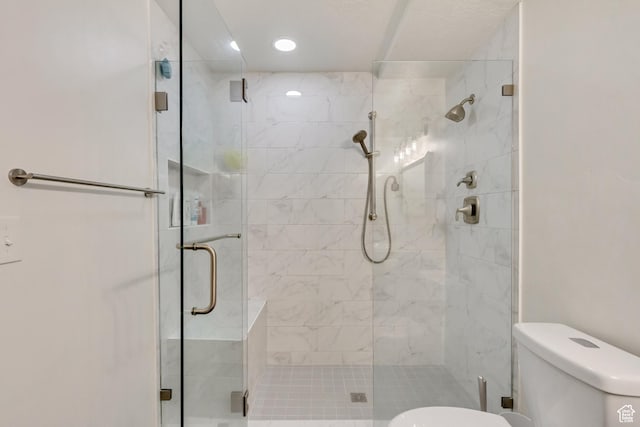 499 N 200 W Unit 19, Bountiful, UT 84010 - bathroom with toilet and an enclosed shower