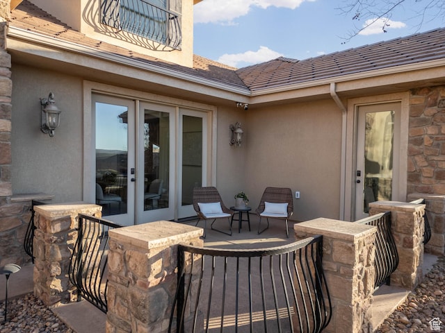 1783 N Firerock Cir, Washington, UT 84780 - view of patio / terrace with french doors
