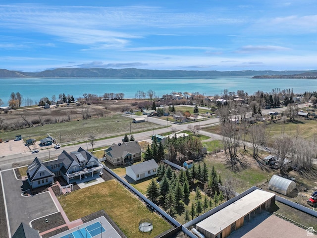 315 S Bear Lake Blvd, Garden City, UT 84028 - drone / aerial view of a water and mountain view