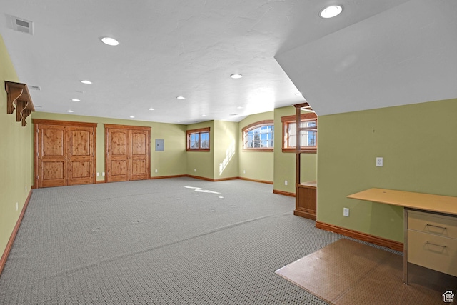 315 S Bear Lake Blvd, Garden City, UT 84028 - below grade area featuring recessed lighting, baseboards, and carpet