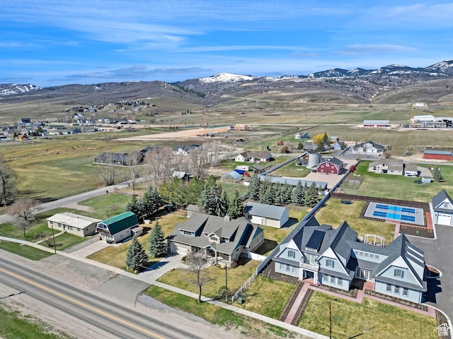 315 S Bear Lake Blvd, Garden City, UT 84028 - aerial perspective of suburban area featuring a mountain backdrop