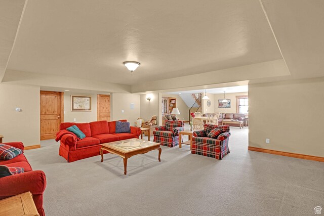 315 S Bear Lake Blvd, Garden City, UT 84028 - living area featuring carpet floors and baseboards