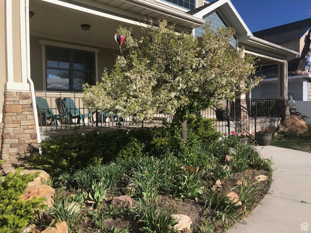 315 S Bear Lake Blvd, Garden City, UT 84028 - view of home's exterior featuring a porch
