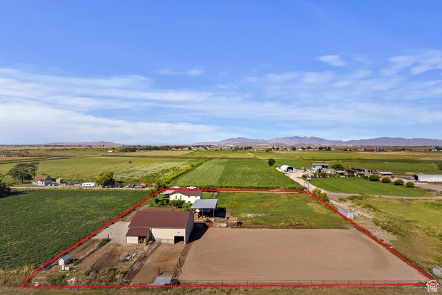 712 S 6150 W, Ogden, UT 84404 - drone / aerial view with a mountain view and a rural view