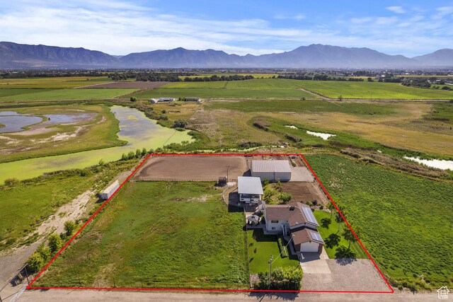 712 S 6150 W, Ogden, UT 84404 - drone / aerial view featuring a mountain view and a rural view