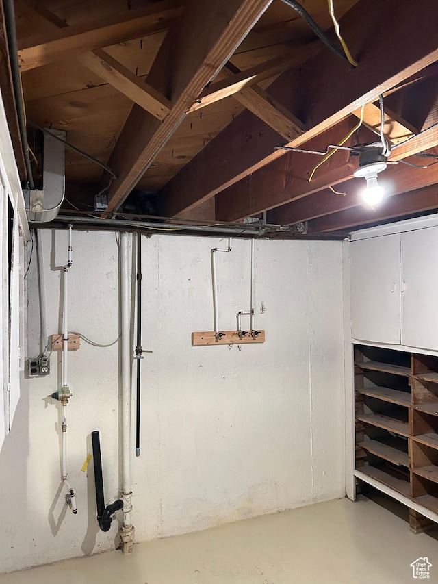 5840 S 2625 W, Roy, UT 84067 - view of unfinished below grade area