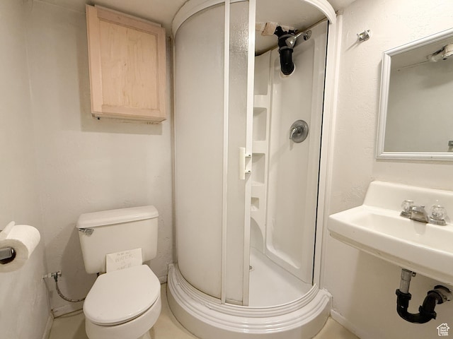5840 S 2625 W, Roy, UT 84067 - bathroom with a stall shower and toilet